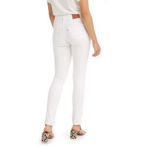 Levi's 311 Shaping Skinny Jeans White Mid‎ Rise Size 30x30